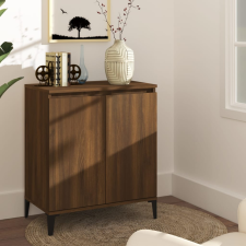 vidaXL barna tölgy színű szerelt fa tálalószekrény 60 x 35 x 70 cm bútor