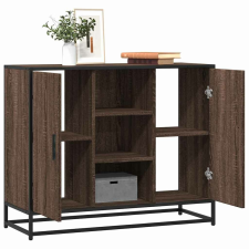 vidaXL barna tölgy színű szerelt fa tálalószekrény 92 x 35 x 76 cm bútor