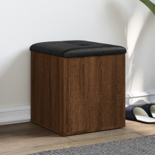vidaXL barna tölgy színű szerelt fa tárolópad 42 x 42 x 45 cm bútor