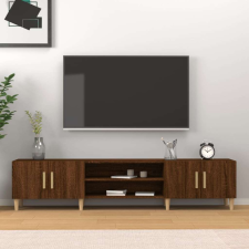 vidaXL barna tölgy színű szerelt fa TV-szekrény 180x31,5x40 cm bútor