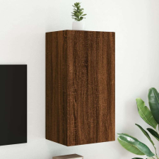 vidaXL barna tölgyszínű fali TV-szekrény LED-del 40,5x35x80 cm bútor