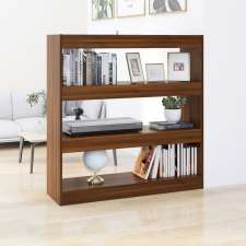 vidaXL barna tölgyszínű könyvszekrény/térelválasztó 100 x 30 x 103 cm bútor