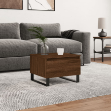 vidaXL barna tölgyszínű műfa dohányzóasztal 50 x 46 x 35 cm bútor