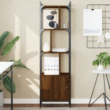 vidaXL Barna tölgyszínű műfa TV-szekrény ajtóval 44,5x30x154,5 cm bútor