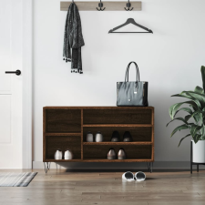 vidaXL barna tölgyszínű szerelt fa cipősszekrény 102x36x60 cm bútor