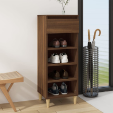 vidaXL barna tölgyszínű szerelt fa cipősszekrény 40x36x105 cm bútor