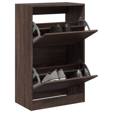 vidaXL barna tölgyszínű szerelt fa cipőszekrény 60 x 34 x 96,5 cm bútor