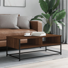 vidaXL barna tölgyszínű szerelt fa dohányzóasztal 100 x 51 x 40 cm bútor