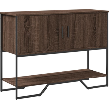 vidaXL barna tölgyszínű szerelt fa dohányzóasztal 100x35x74,5 cm (848538) bútor