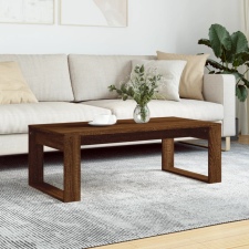vidaXL barna tölgyszínű szerelt fa dohányzóasztal 102x50x35 cm bútor