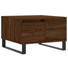 vidaXL barna tölgyszínű szerelt fa dohányzóasztal 55x55x36,5 cm (830771) bútor