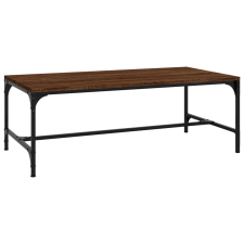 vidaXL barna tölgyszínű szerelt fa dohányzóasztal 80 x 50 x 35 cm (819396) bútor