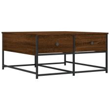 vidaXL barna tölgyszínű szerelt fa dohányzóasztal 80x80x40 cm (835358) bútor