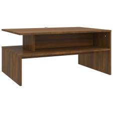 vidaXL barna tölgyszínű szerelt fa dohányzóasztal 90 x 60 x 42,5 cm (815857) bútor
