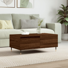 vidaXL barna tölgyszínű szerelt fa dohányzóasztal 90x50x36,5 cm bútor