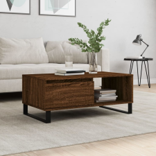 vidaXL barna tölgyszínű szerelt fa dohányzóasztal 90x50x36,5 cm bútor