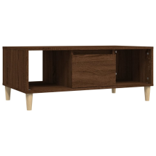 vidaXL barna tölgyszínű szerelt fa dohányzóasztal 90x50x36,5 cm (821067) bútor