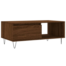 vidaXL barna tölgyszínű szerelt fa dohányzóasztal 90x50x36,5 cm (830571) bútor