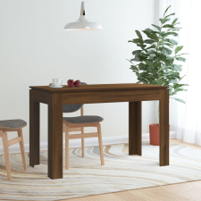 vidaXL barna tölgyszínű szerelt fa étkezőasztal 120 x 60 x 76 cm bútor