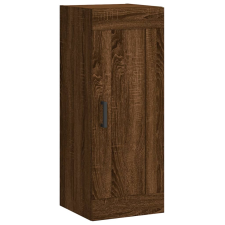 vidaXL barna tölgyszínű szerelt fa fali szekrény 34,5 x 34 x 90 cm (830507) bútor