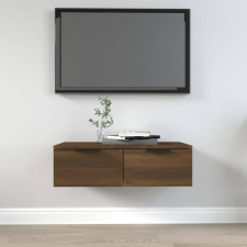 vidaXL barna tölgyszínű szerelt fa faliszekrény 68 x 30 x 20 cm bútor