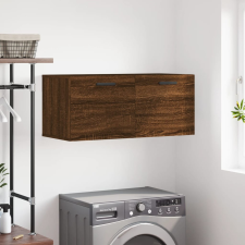 vidaXL barna tölgyszínű szerelt fa faliszekrény 80x36,5x35 cm bútor