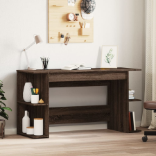 vidaXL barna tölgyszínű szerelt fa íróasztal 140 x 50 x 75 cm íróasztal