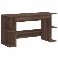 vidaXL barna tölgyszínű szerelt fa íróasztal 140 x 50 x 75 cm bútor