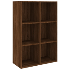vidaXL barna tölgyszínű szerelt fa könyv-/tálalószekrény 66x30x98 cm (815296) bútor