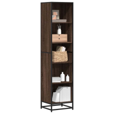 vidaXL barna tölgyszínű szerelt fa könyvszekrény 40x35x170,5 cm bútor