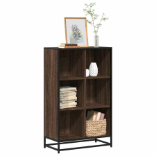 vidaXL barna tölgyszínű szerelt fa könyvszekrény 65,5x33x107,5 cm bútor