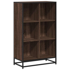 vidaXL barna tölgyszínű szerelt fa könyvszekrény 65,5x33x107,5 cm (849163) bútor