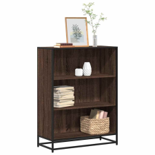vidaXL barna tölgyszínű szerelt fa könyvszekrény 80,5x35x107,5 cm bútor