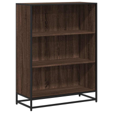 vidaXL barna tölgyszínű szerelt fa könyvszekrény 80,5x35x107,5 cm (849123) bútor