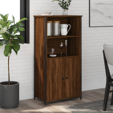 vidaXL barna tölgyszínű szerelt fa magasszekrény 62 x 36 x 121,5 cm bútor