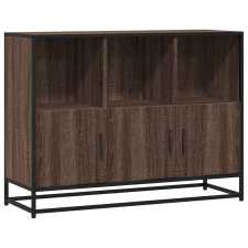 vidaXL barna tölgyszínű szerelt fa tálalószekrény 100x35x76 cm (849033) bútor