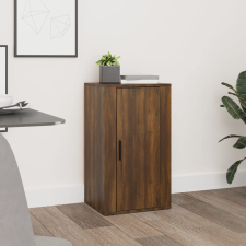 vidaXL barna tölgyszínű szerelt fa tálalószekrény 40x33x70 cm bútor