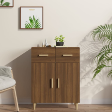 vidaXL barna tölgyszínű szerelt fa tálalószekrény 69,5 x 34 x 89 cm bútor