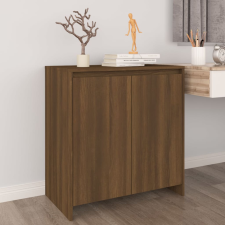 vidaXL barna tölgyszínű szerelt fa tálalószekrény 70x41x75 cm bútor