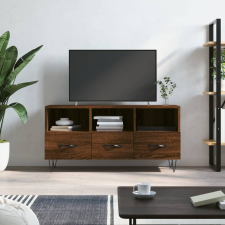vidaXL barna tölgyszínű szerelt fa TV-szekrény 102 x 36 x 50 cm bútor