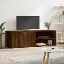 vidaXL barna tölgyszínű szerelt fa TV-szekrény 120 x 34 x 37 cm bútor