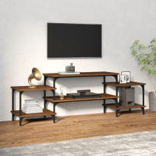vidaXL barna tölgyszínű szerelt fa TV-szekrény 157x35x52 cm bútor