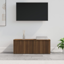 vidaXL barna tölgyszínű szerelt fa TV-szekrény 80x34x30 cm bútor
