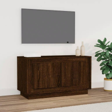 vidaXL barna tölgyszínű szerelt fa TV-szekrény 80x35x45 cm bútor