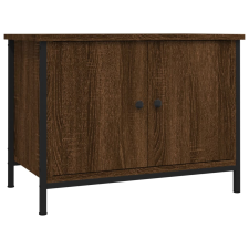vidaXL barna tölgyszínű szerelt fa TV-szekrény ajtókkal 60x35x45 cm (826299) bútor