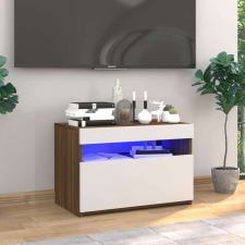 vidaXL barna tölgyszínű TV-szekrény LED-ekkel 60 x 35 x 40 cm bútor