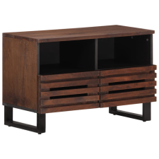 vidaXL barna tömör mangófa TV-szekrény 70 x 34 x 46 cm bútor