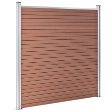 vidaXL barna WPC kerítéspanel 872 x 186 cm (3053210) építőanyag