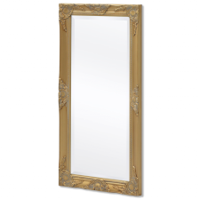 vidaXL barokk stílusú fali tükör 100x50 cm arany bútor