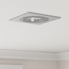 vidaXL Beépített Spotlámpák 12 db Négyzet GU10 Ezüst 91x91 mm világítás